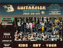 Tablet Screenshot of guitarfishfestival.com